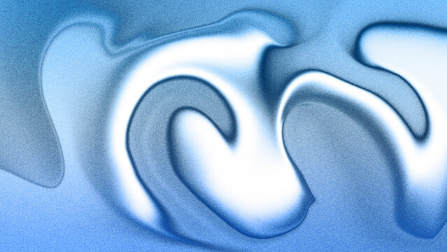 Abstract swirling liquid texture in bright blue tones with abstract background