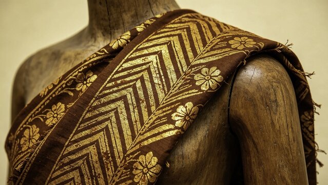 Indonesian Batik Parang Motif Fabric