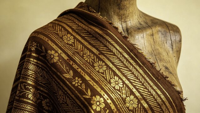 Indonesian Batik Parang Motif Fabric