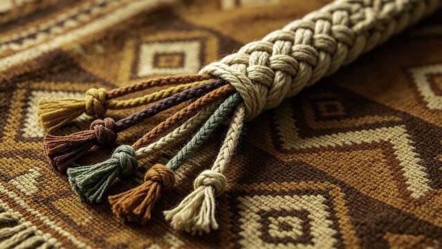 Traditional Andean Quipu Knots