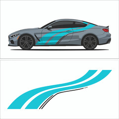 Fototapeta premium sleek sports car aerodynamic design illustration