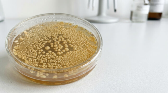 Microbial colony culture supports antimicrobial resistance testing in laboratory setting with sterile agar