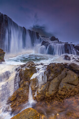 Rocks and waves of Sodong Abu Beach © Steven Tessy