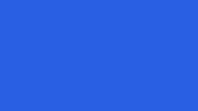 Hello Everyone Bubble Text Pop Up Word by Word Animation on Solid Blue Background