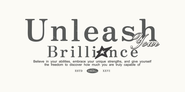 Retro typography college varsity motivational quote slogan print for graphic tee t shirt or sweatshirt - Vector