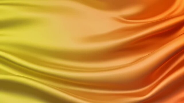 Elegant Gradient Silk Fabric Flowing in Soft Waves 4K Generative AI