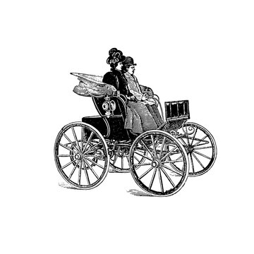 Early classic cars (horseless carriages) or early-era automobiles (late 19th to early 20th century). Specifically, these models are often referred to as runabouts or phaetons.