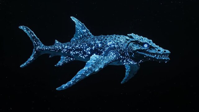 Bioluminescent Deep Sea Dragonfish