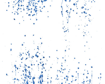 Color light blue erupting in droplet and line up spike. Light blue liquid water explosion over black background isolated. Blue eruption explode sticky spike