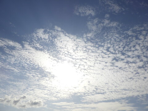 雲のある空
