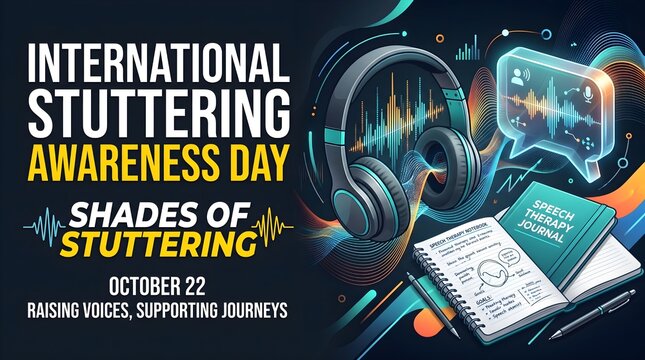 Shades of Stuttering Healthcare Banner Stuttering Day