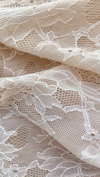 white lace fabric