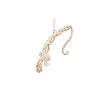 Elegant gold pendant featuring an intricate letter 's' design perfect for necklaces and delicate jewelry collections