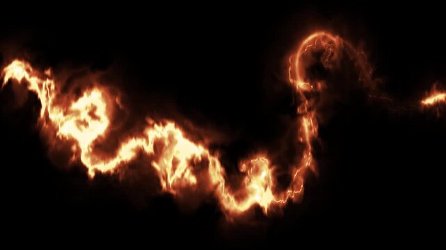 Modern glowing squiggle line icon sign continuous one line drawing minimalist single art collection of digital dividing thin wave concepts symbol moving animation video