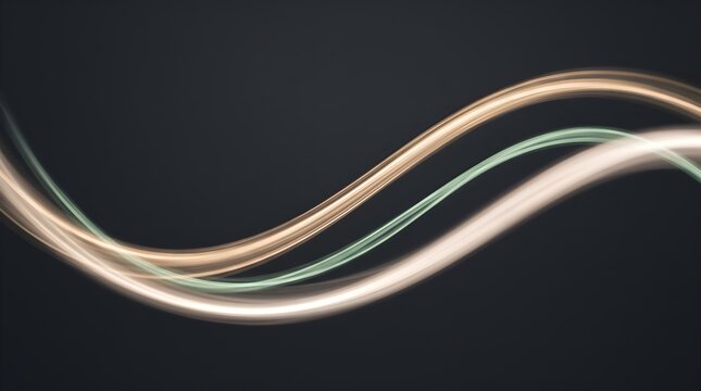 Flowing light streaks create an abstract dynamic composition against a dark background lightstreak luminescence