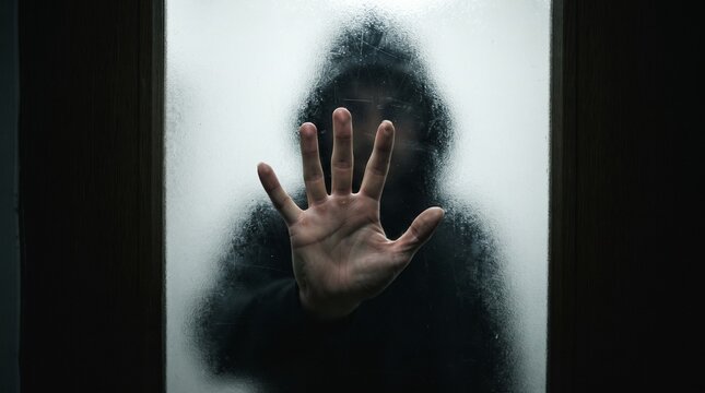 Shadow overlay effect for halloween background with Terrifying scary hands with long nails, Creepy monster claw, silhouette of hands transparent background, zombie hand rising out of a graveyard