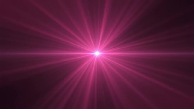 Soft pink light rays gently spreading across a dark ambient background