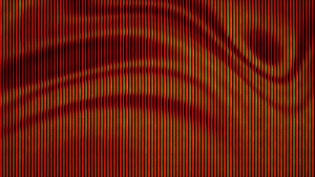 Dark Emissive Gradient Background. State-of-the-art Red LCD Display Surface.