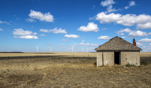 Wind farm in Northern Colorado
