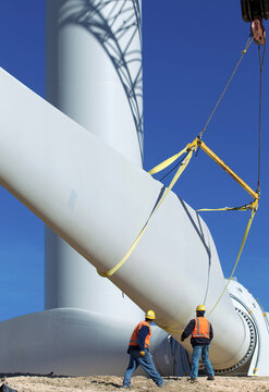 Wind farm in Northern Colorado