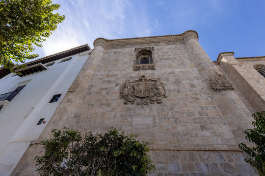Historic, monumental and picturesque buildings in Baza, Granada, Andalusia, Spain