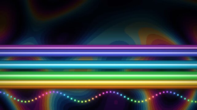 Retro Demoscene Plasma and Copper Bars Loop