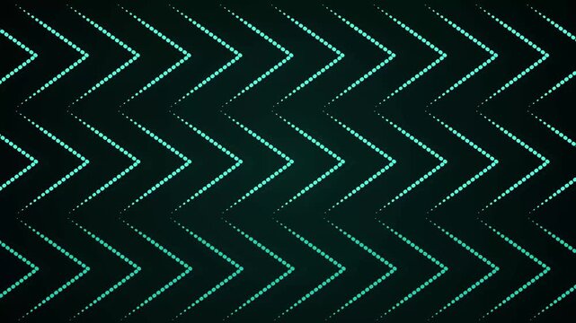 Dotted chevron zigzag pattern background animation, modern minimal geometric design