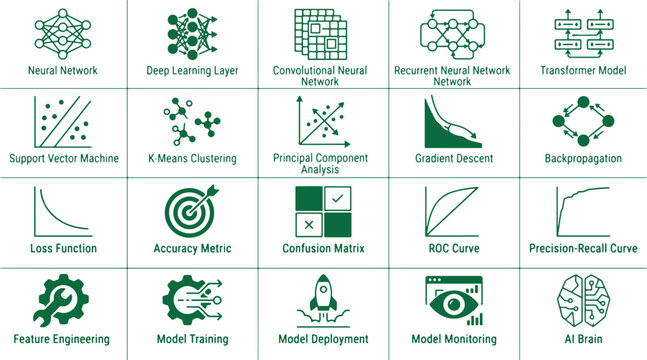 Neural network concept with interconnected nodes and data flow for artificial intelligence deep learning analysis.