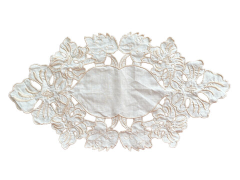 richelieu cutwork embroidery lace doily