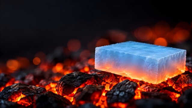 Silica aerogel insulation tile resisting glowing hot embers