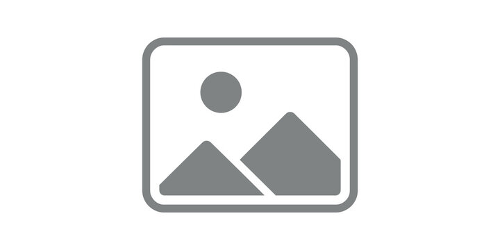 Placeholder image icon simple design for photo or gallery display.