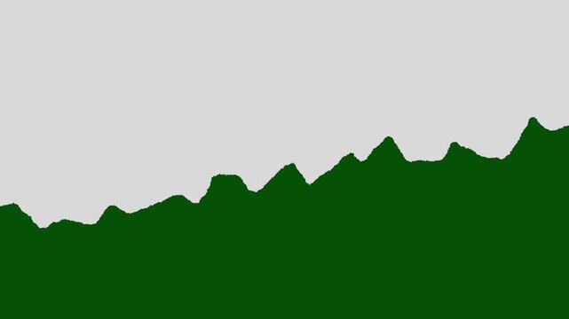 Bottom page tear and the paper turn to side for text placement and copy space animation on green screen.A paper is torn from the bottom.