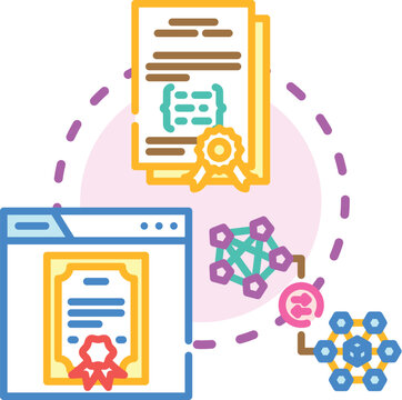 Copyleft software license concept illustrating the distribution of licensed code and open source programs across multiple user devices, ensuring derivative works maintain the same freedom