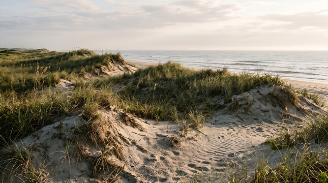 Restored vegetated dunes create a natural coastal buffer for sea level rise, supporting erosion control, habitat protection, and long-term climate resilience planning.