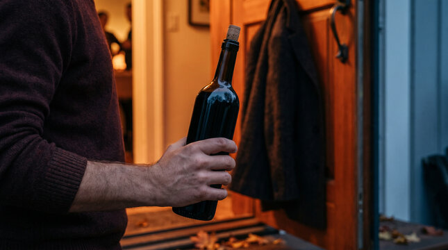 Wine exchange, bottle swap, tasting party at home