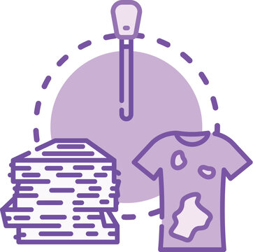 Rag concept. Augmented generation, pipelines semantic, relevance inference icon vector illustration
