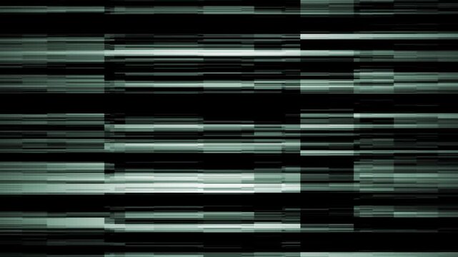 Animated tv screen noise turn on off effect background static glitch. Tracking error abstract digital glitch error screen. Television glitch turn on and off,  seamless glitch VHS for lcd tv,  4K Video
