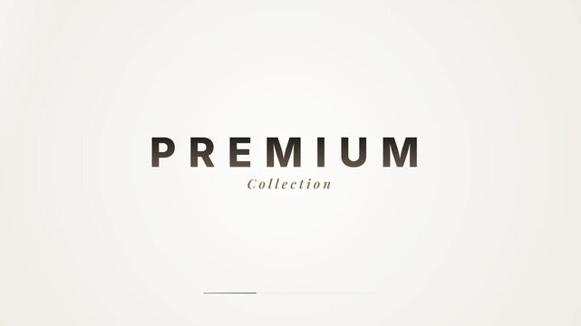 Premium collection text title displayed in a clean serif font on a minimal offwhite background.