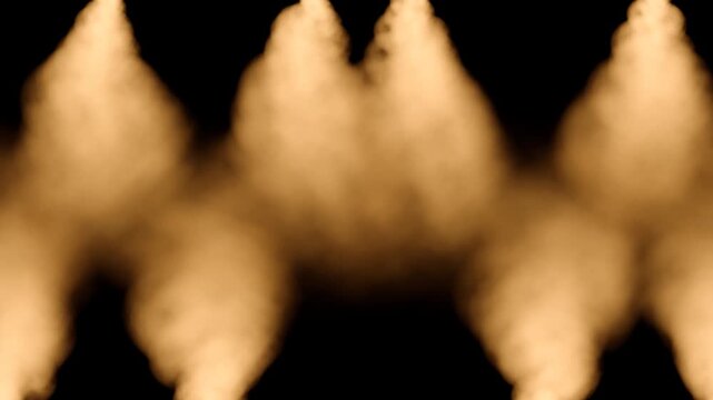 Bold Golden Zigzag Light Spikes Pulsing Across a Dark Background