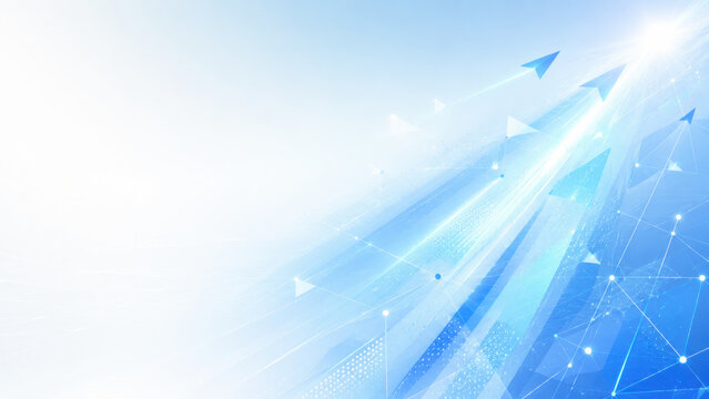 Technology and future of cloud shown through connected digital elements on a modern technology interface