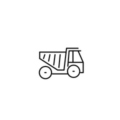dump truck icon © Didik