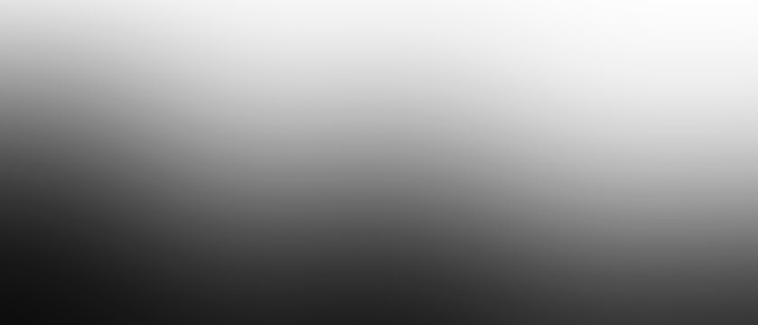 Black and White Gradient Overlay Isolated on Transparent Background for Photo Editing, Vignette Effect, Shadow Transition, and Graphic Design