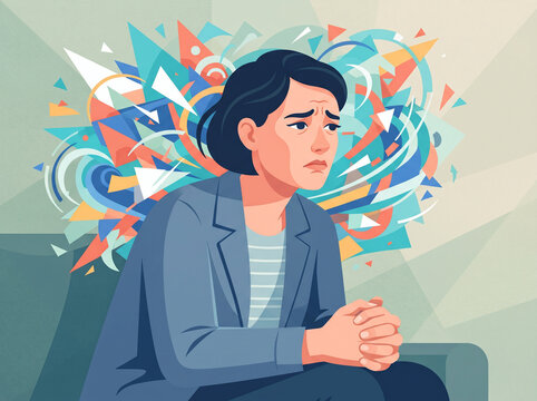 Adult Survivor Experiencing Post Traumatic Stress.