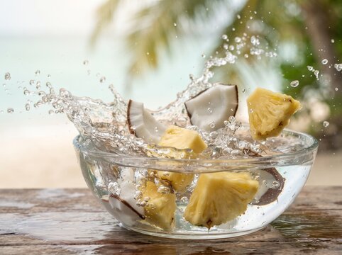 Pineapple And Coconut Falling In&hellip;