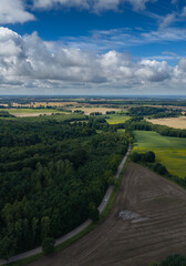 Landscapes of the Warmian-Masurian Voivodeship, near the village of Kąty. © Leszek