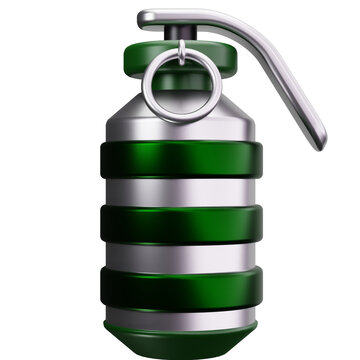 Stun Grenade Flashbang 3D Illustrations