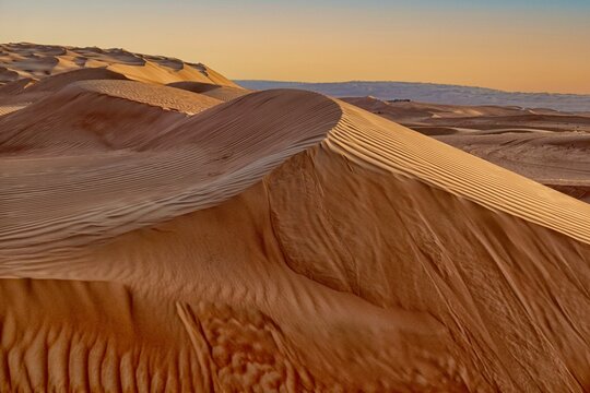Beautiful Omani desert at dusk
