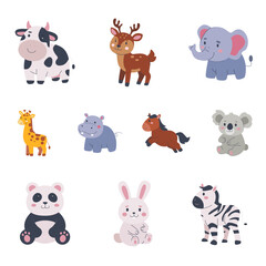Obraz premium Herbivore Animal Illustration