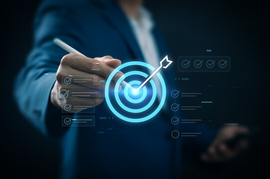 Business Goal Achievement and Performance Target Management with KPI Tracking, Strategic Planning, Progress Checklist, Productivity Monitoring, and Enterprise Success Measurement Technology