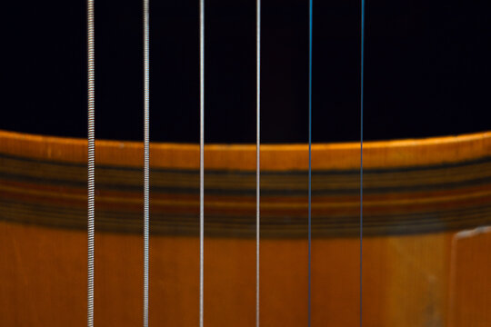 Details of the acoustic gypsy guitar
